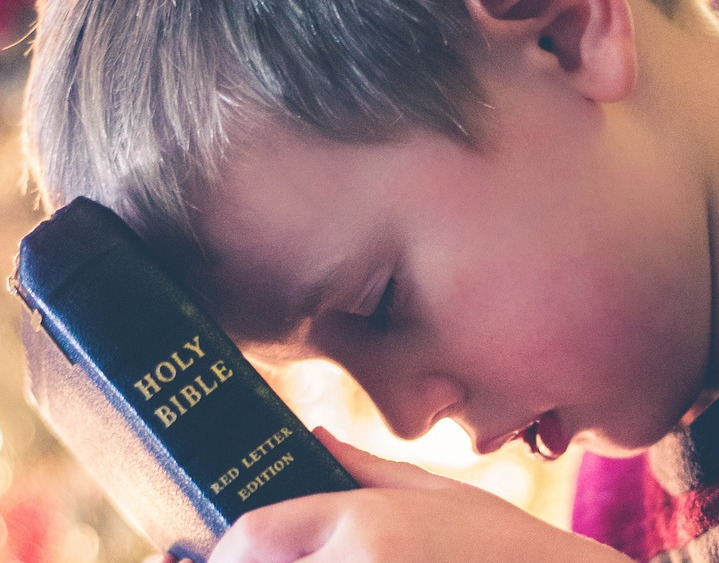 bible reading closeup